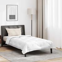 Dekbed met kussen 2 pcs Wit 140 x 200 cm Microfibre