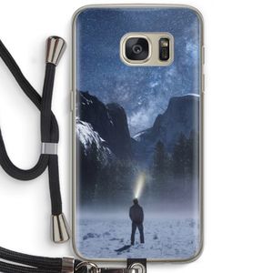Wanderlust: Samsung Galaxy S7 Transparant Hoesje met koord