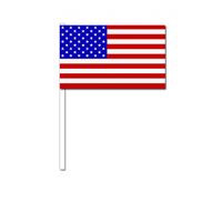 Zwaaivlaggetjes Amerika/USA 12 x 24 cm - thumbnail