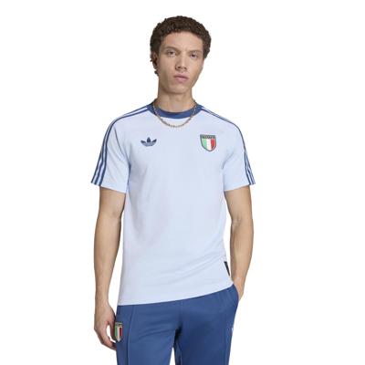 adidas Italië Originals T-Shirt Lichtblauw Blauw adidas Italië Originals T-Shirt Lichtblauw Blauw
