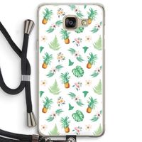 Ananas bladeren: Samsung Galaxy A5 (2016) Transparant Hoesje met koord
