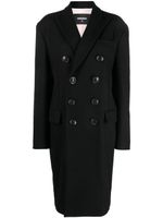 DSQUARED2 manteau à boutonnière croisée - Noir