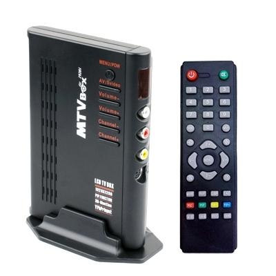 1920x1200 HD LCD TV-Box with Remote Control TV (PAL-BG+PAL-DK) (Black)