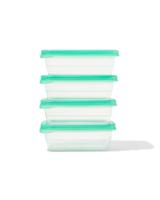 HEMA Vershoudbakjes 300ml - 4 Stuks HEMA Vershoudbakjes 300ml - 4 Stuks