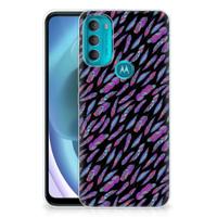 Motorola Moto G71 5G | TPU bumper | Feathers Color