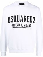 DSQUARED2 sweat à logo imprimé - Blanc