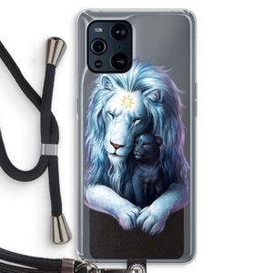 Child Of Light: Oppo Find X3 Pro Transparant Hoesje met koord