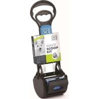 M-PETS Scoop Kit Waste Scoop Kit - 38x12x10,5cm - Zwart en Blauw - voor hond