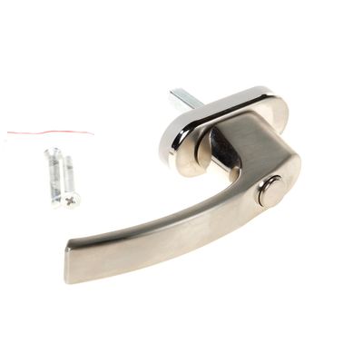 Draaivalkruk Inox look afsl.knop stift 32mm