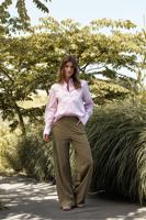 Lexie LONG bonded trousers - earth - 13154