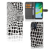 Motorola Moto E13 4G | Telefoonhoesje | Met pasjeshouder | Slangenprint