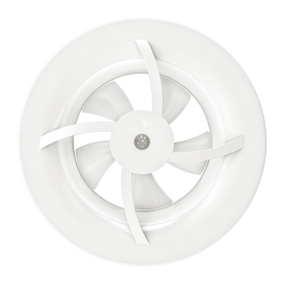 Vent-axia - Solara - Badkamerventilator Ø 100/125mm - Vocht- En Bewegingssensor - Nalooptimer - Wit