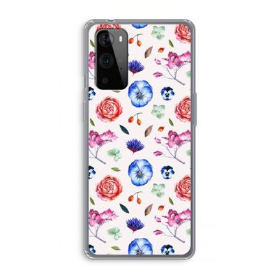 Bloemetjes: OnePlus 9 Pro Transparant Hoesje