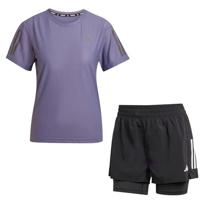 adidas OTR Tee 2in1 Short Set Dames