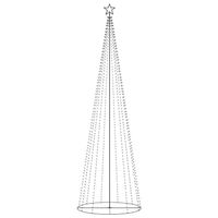 The Living Store Kerstkegelboom - Meerkleurig - PVC en metaal - 160 x 500 cm - 752 LEDs - IP44