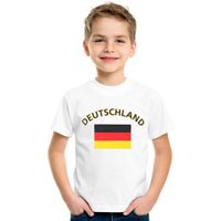 Wit kinder t-shirt Duitsland XL (158-164)  -