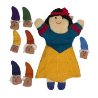 Papoose Toys Papoose Toys Snow White, 7 dwarves