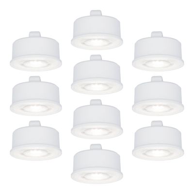 HOFTRONIC™ 10x Dimbare LED module - Vervangt GU10 - Lage inbouwdiepte - 6000K daglicht wit - 3.8 Watt - 270 Lumen - Universeel - Ultra dun