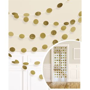 Hangdecoratie Goud/Glitter Cirkels