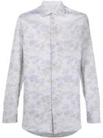 ETRO chemise fleurie à manches longues - Gris