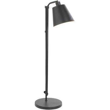 Vloerlamp Xemm - zwart metaal - E27 - 110x30xØ25 cm - Leen Bakker