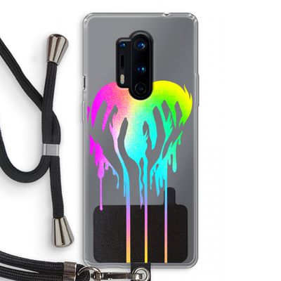 Hold My Heart: OnePlus 8 Pro Transparant Hoesje met koord