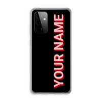 Namecase: Samsung Galaxy A72 Transparant Hoesje Namecase: Samsung Galaxy A72 Transparant Hoesje