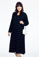 Yoek Jurk met rits TRICOT | Zwart | Maat 50/52 Yoek Jurk met rits TRICOT | Zwart | Maat 50/52