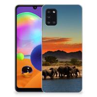 Samsung Galaxy A31 | TPU Hoesje | Olifanten Samsung Galaxy A31 | TPU Hoesje | Olifanten
