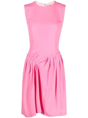 John Galliano Pre-Owned robe évasée à design sans manches (années 2000) - Rose