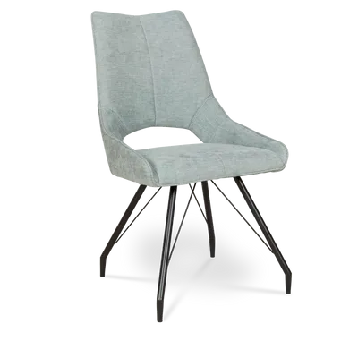 Eetkamerstoel Helios - Mango Lichtblauw Eetkamerstoel Helios - Mango Lichtblauw