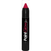 Face paint stick - neon roze - UV/blacklight - 3,5 gram - schmink/make-up stift/potlood - thumbnail
