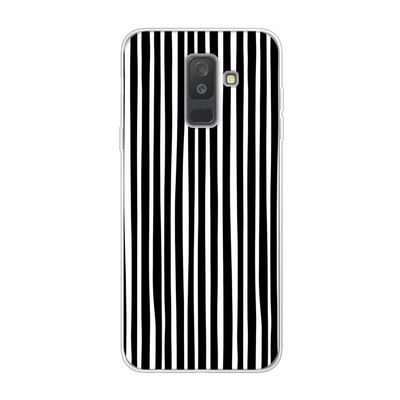 Stripes: Samsung Galaxy A6 Plus (2018) Transparant Hoesje