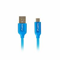 Kabel USB naar micro-USB Lanberg CA-USBM-20CU-0018-BL Blauw 1,8 m (1 Stuks) 1,8 m - thumbnail