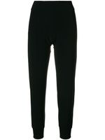 Norma Kamali cropped track pants - Noir - thumbnail