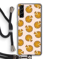 You Had Me At Pizza: Samsung Galaxy S21 Plus Transparant Hoesje met koord