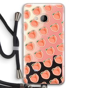 Just peachy: HTC U Play Transparant Hoesje met koord
