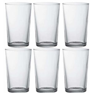 6x Longdrink glazen transparant 280 ml Chope