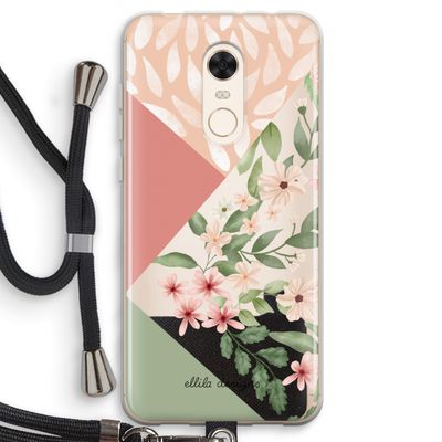 Sweet heaven geometrics: Xiaomi Redmi 5 Transparant Hoesje met koord