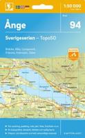Topografische kaart - Wandelkaart 94 Sverigeserien Ånge | Norstedts