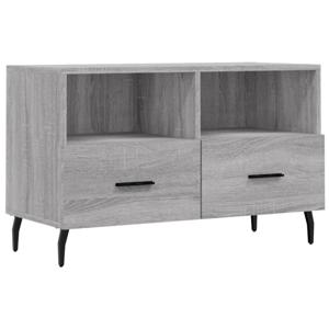 The Living Store TV-meubel Standish - Grijs Sonoma Eiken - 80 x 36 x 50 cm