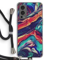 Chameleon Sun: OnePlus Nord 2 5G Transparant Hoesje met koord