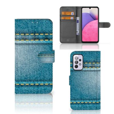 Samsung Galaxy A33 5G | Wallet Case | met Pasjes | Jeans