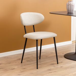 Bendt Eetkamerstoel 'Puja' Stof, kleur Beige