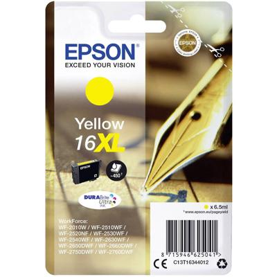 Epson Inktcartridge T1634, 16XL Origineel Geel C13T16344012