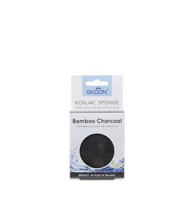 Konjac spons bamboo charcoal bio