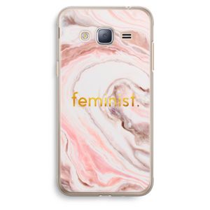 Feminist: Samsung Galaxy J3 (2016) Transparant Hoesje