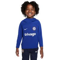 Nike Chelsea Academy Pro Hoodie 2023-2024 Kids Kleuters Blauw Wit