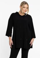 Yoek Hoodie A-lijn | Zwart | Maat 54/56