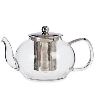 Glazen theepot 1100 ml met filter/infuser en handvat